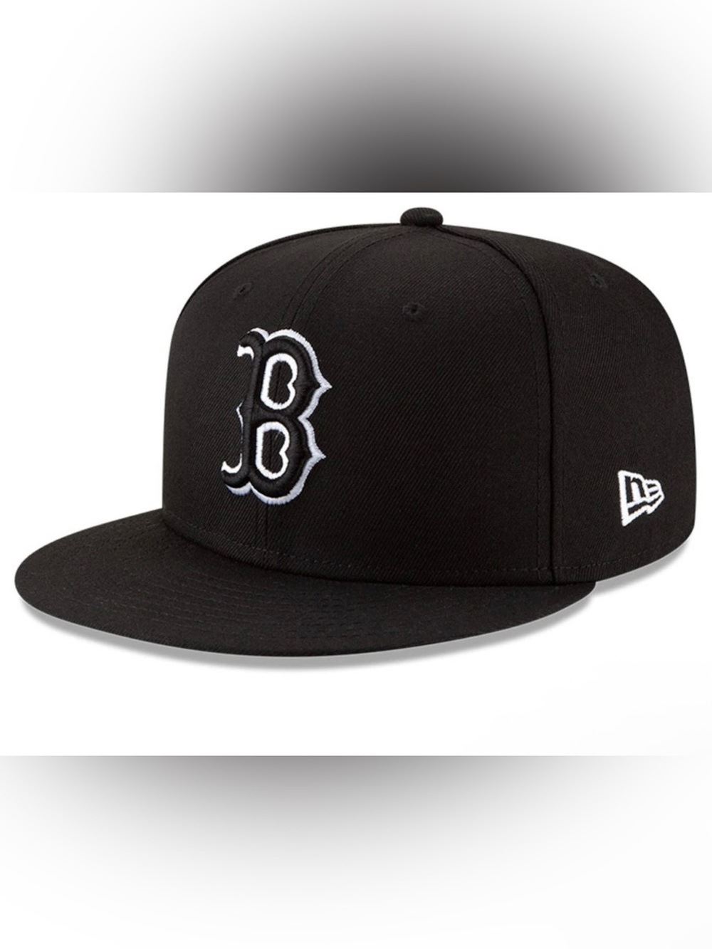 Boston Red Sox New Era B-Dub 59FIFTY Fitted Hat- Black